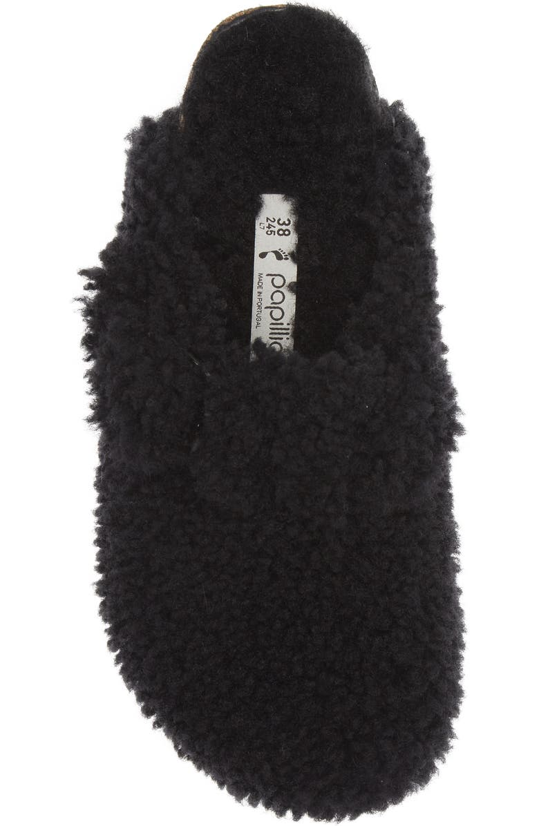 Birkenstock Papillio by Birkenstock Boston Big Buckle Genuine Shearling Clog, Alternate, color,
