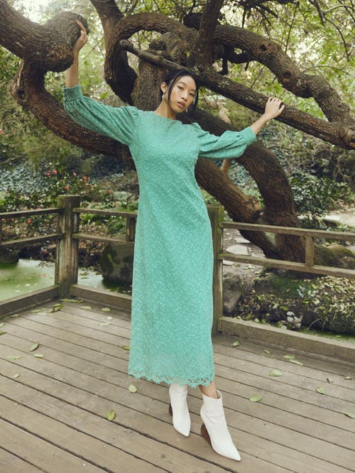 Eddy Mariana Dress In Green