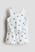 H&M 2-piece ruffle-trimmed set