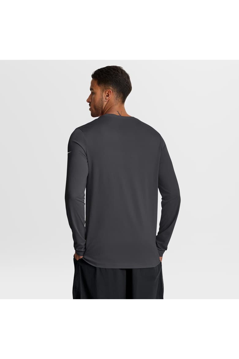 Men's Nike Anthracite Washington Commanders Primetime Legend Icon Performance Long Sleeve T-Shirt, Alternate, color, Anthracite