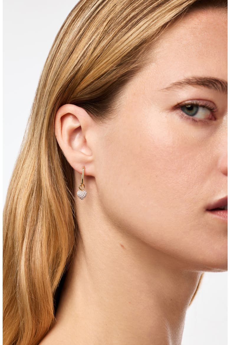 Ellery Hoop Earrings, Alternate, color, GOLD / CLEAR