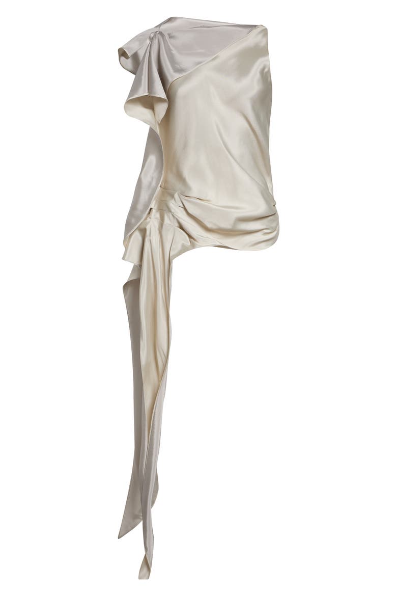 Elif Two Tone Viscose & Silk Top, Alternate, color, ANTIQUE