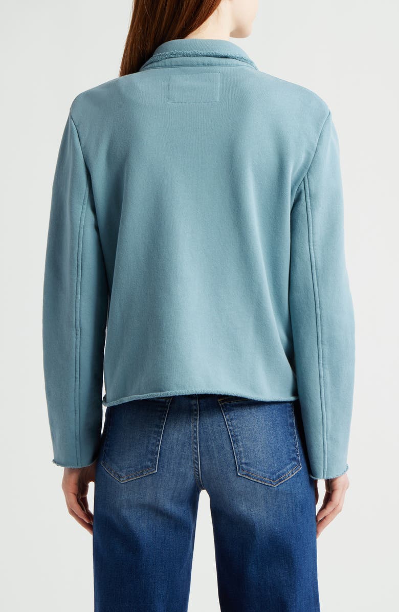 Frank & Eileen Mini Belfast Crop Knit Peacoat, Alternate, color,