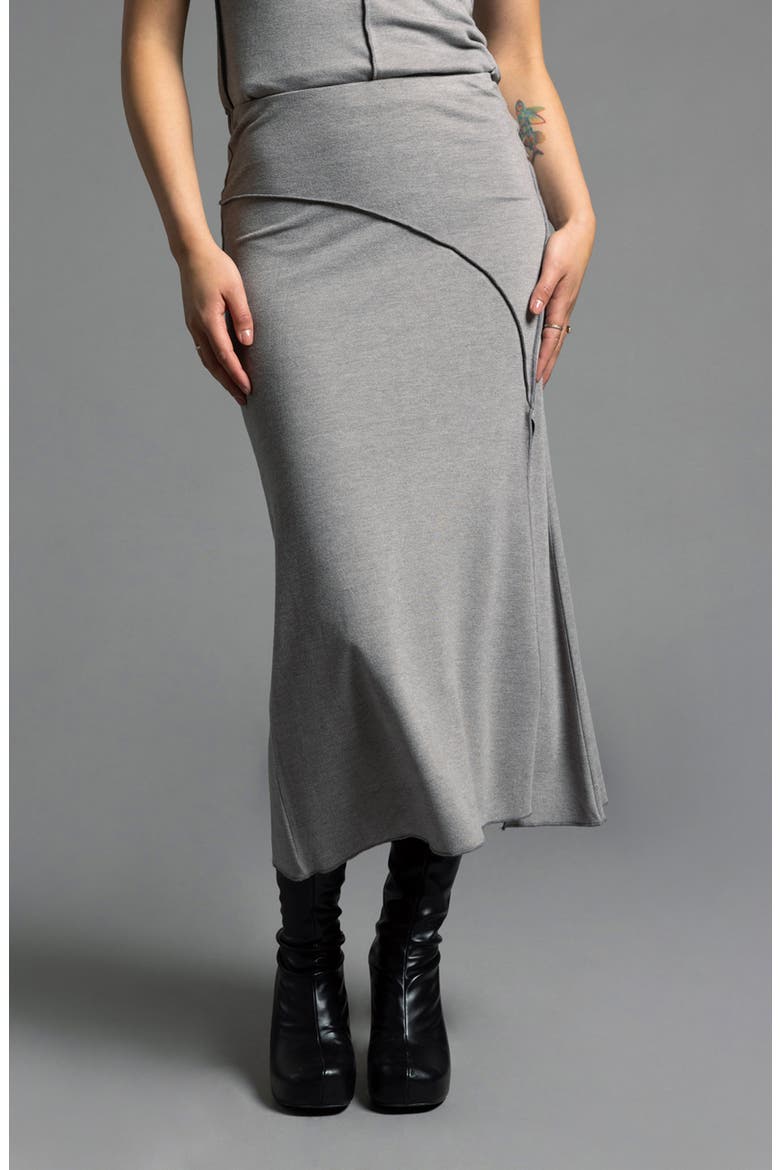 Marisol Maxi Skirt, Alternate, color, NATURAL GREY