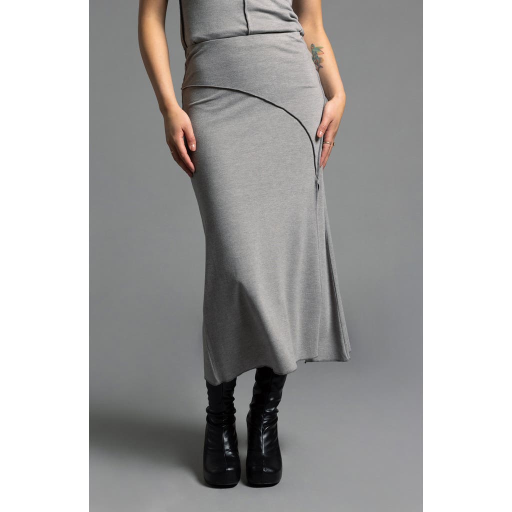 Weekend Los Angeles Marisol Maxi Skirt In Natural Grey