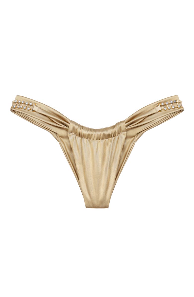 Ivy Swimwear Briony Bikini Bottom, Main, color, Gold