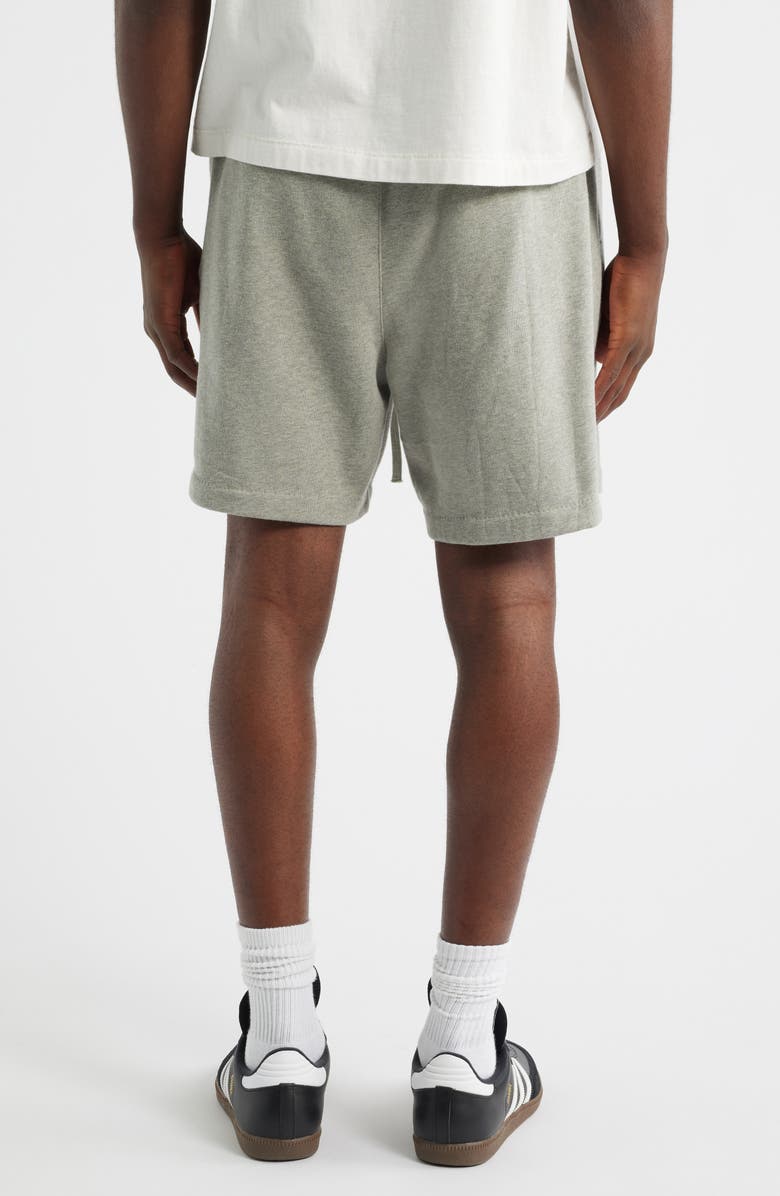Fear of God Essentials Dodgers Drawstring Sweat Shorts, Alternate, color, Warm Heather