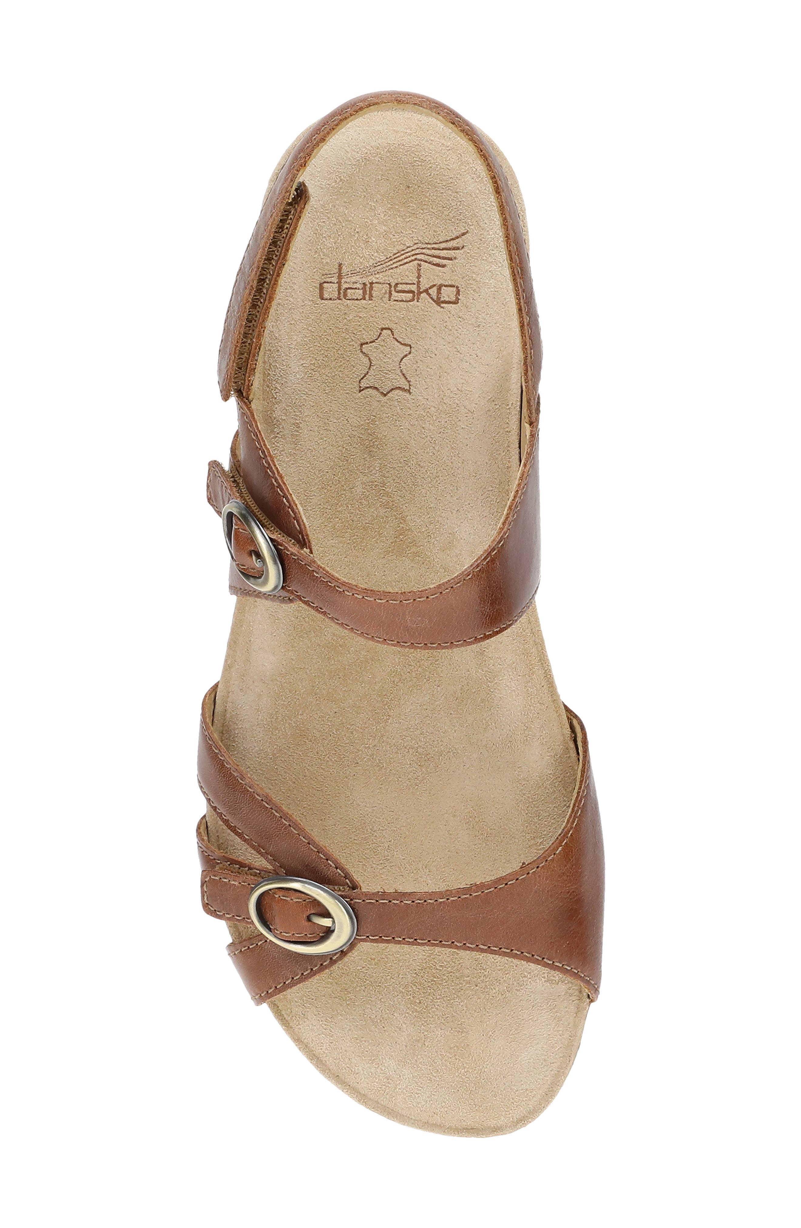 Dansko Ruthie Strappy Sandal, Alternate, color, Toffee