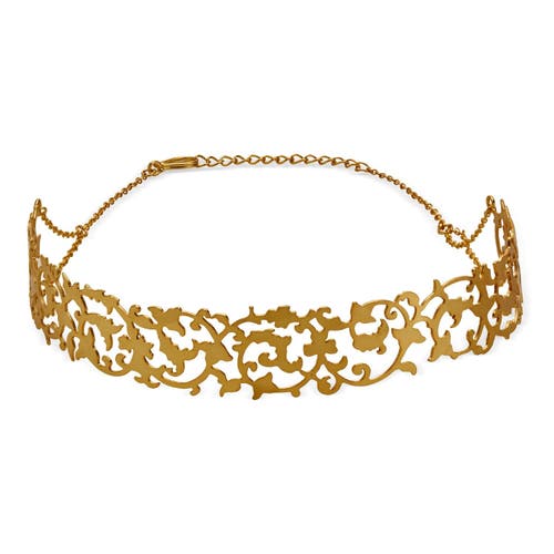 Dhwani Bhansal Kimya Choker In Gold Plated