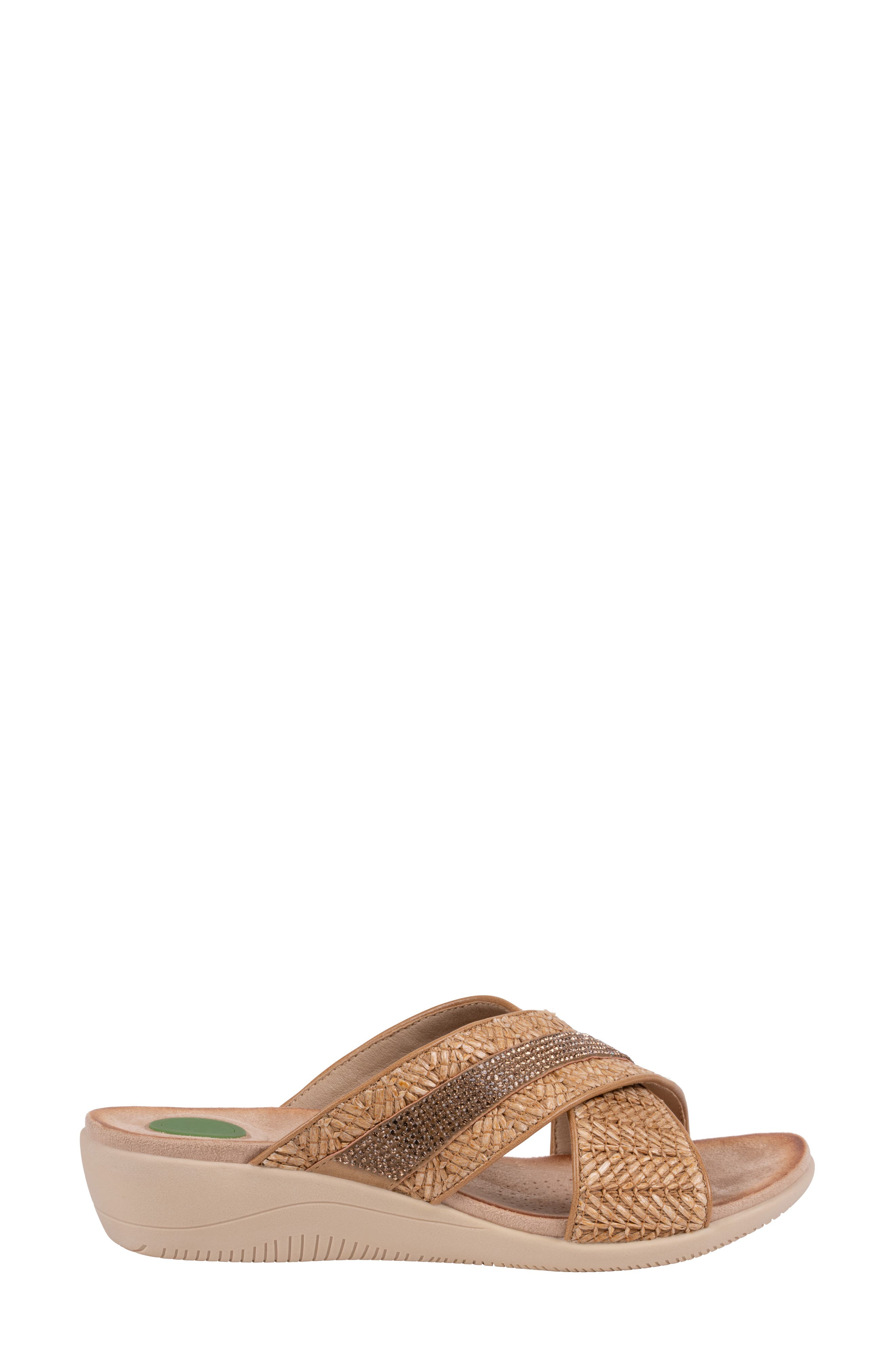 GOOD CHOICE NEW YORK Linnie Slide Sandal, Alternate, color, Tan