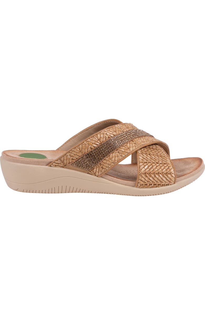GOOD CHOICE NEW YORK Linnie Slide Sandal, Alternate, color, Tan