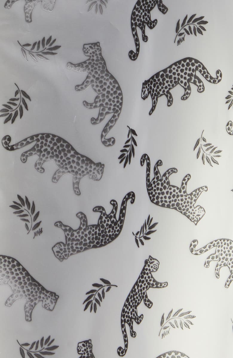 HVN Jen Cheetah Print Translucent Trench Raincoat, Alternate, color, 