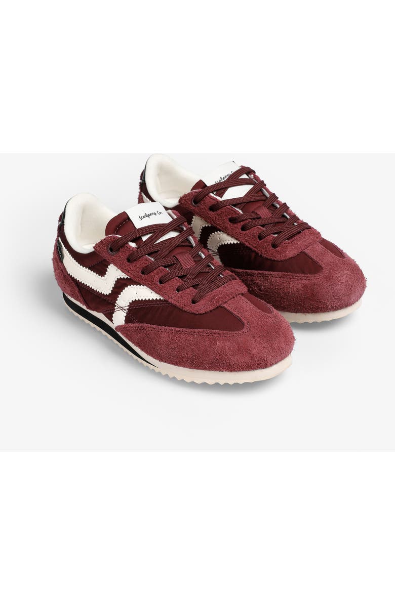 Scalpers Nats Sneakers Girls, Alternate, color, Burgundy