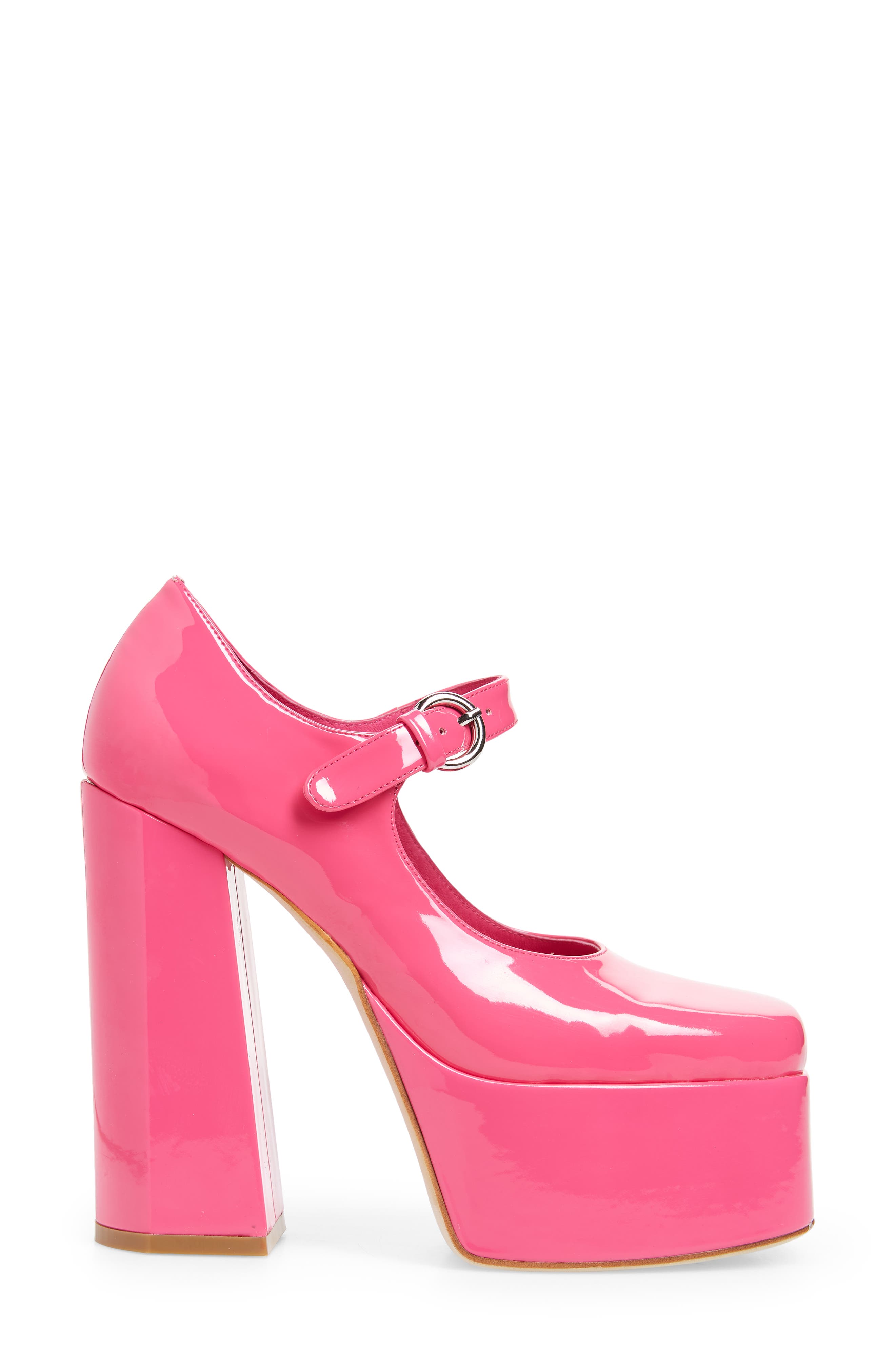 Chillin' Platform Mary Jane Pump, Alternate, color, BRIGHT FUCHSIA PATENT
