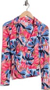 NIC+ZOE Firework Foliage Knit Wrap Top