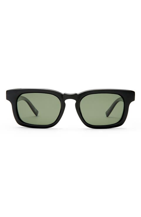 Iceman 52mm Polarized Square Sunglasses