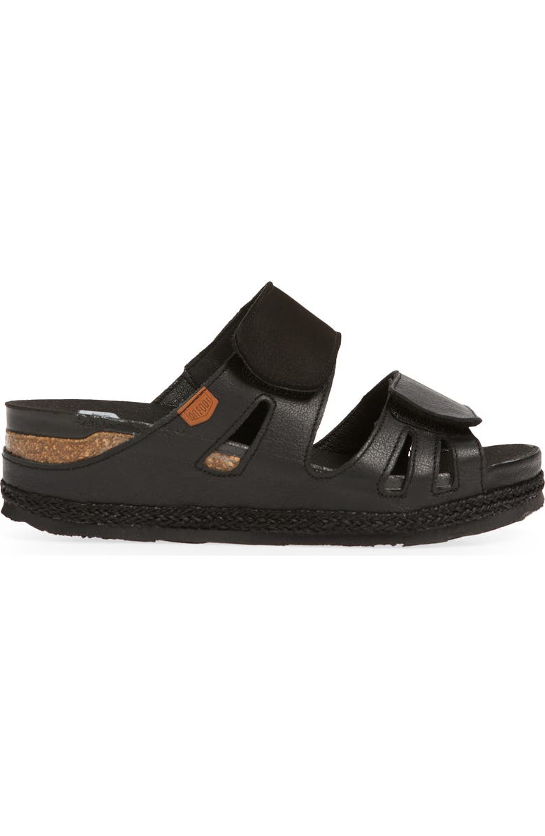 On Foot Cynara Slide Sandal, Alternate, color, Negre Black