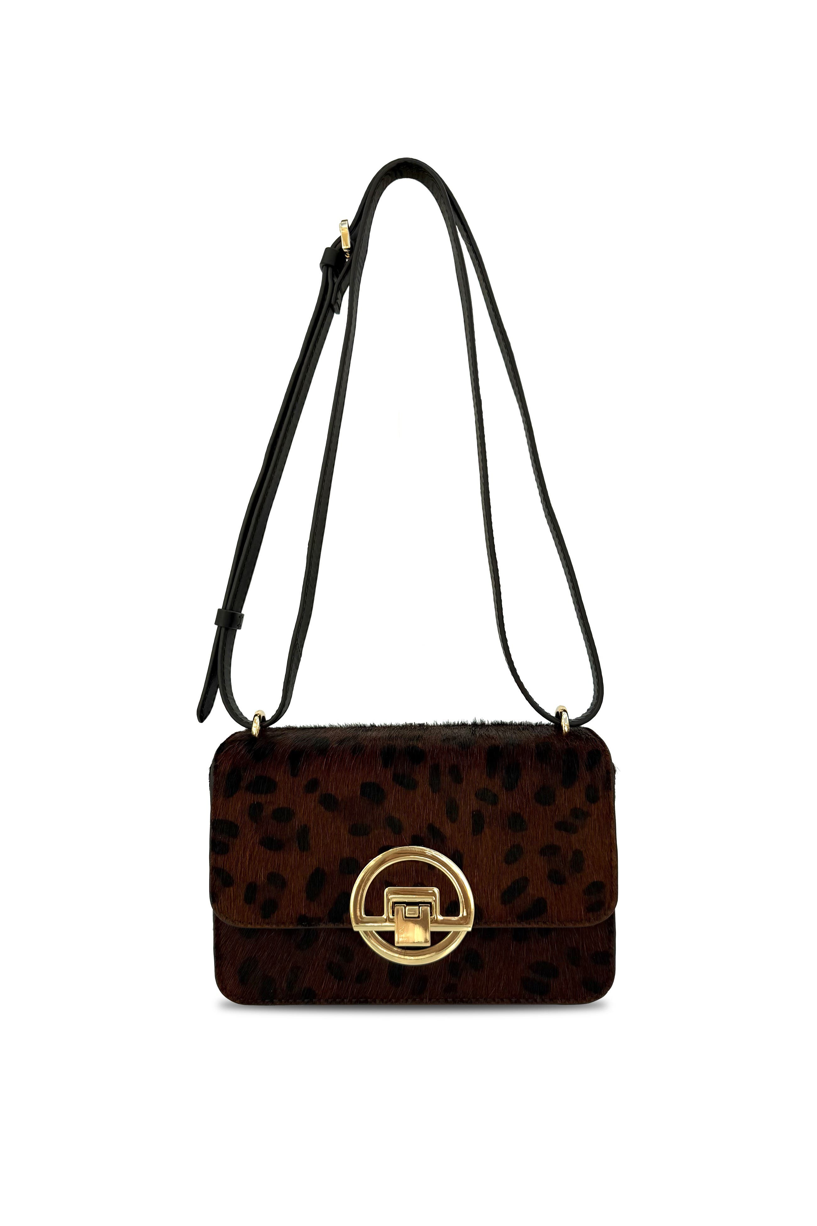 The Tilly Hair-On Leather Bag, Alternate, color, Dark Leopard