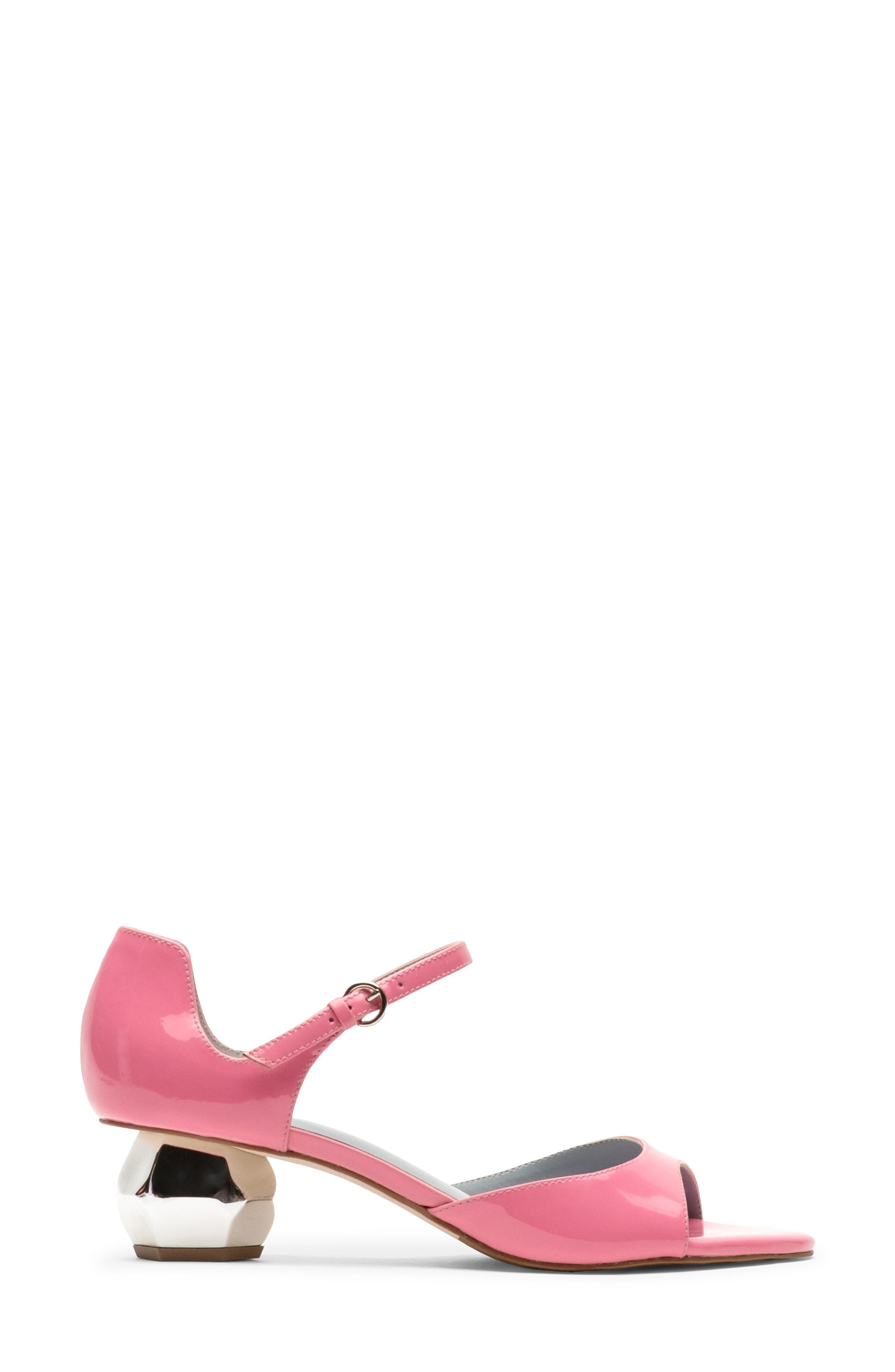 Bella Ankle Strap Sandal, Alternate, color, PINK