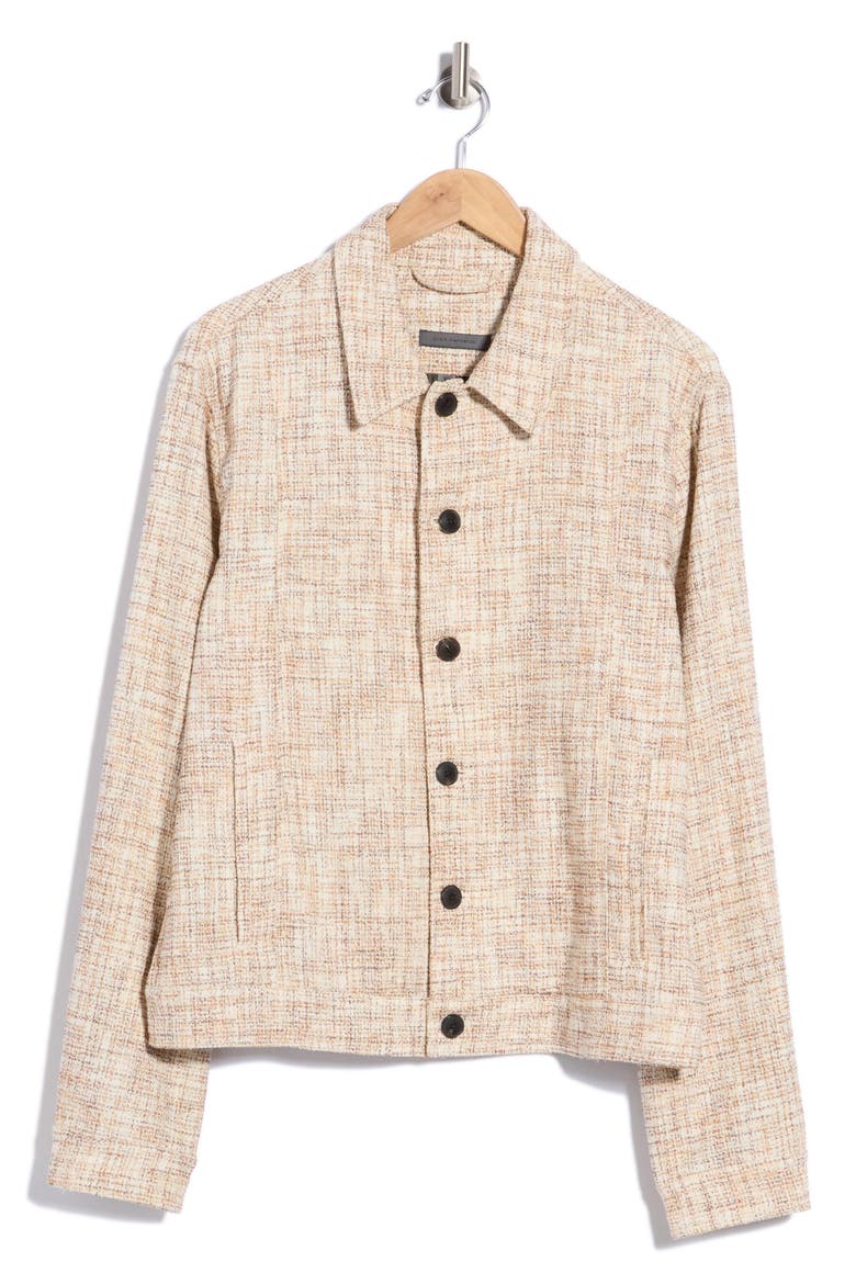 Tweed Trucker Jacket, Main, color, NATURAL