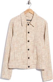 John Varvatos Tweed Trucker Jacket