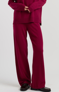 Chinti & Parker Wool Cashmere Wide Leg Track Pants