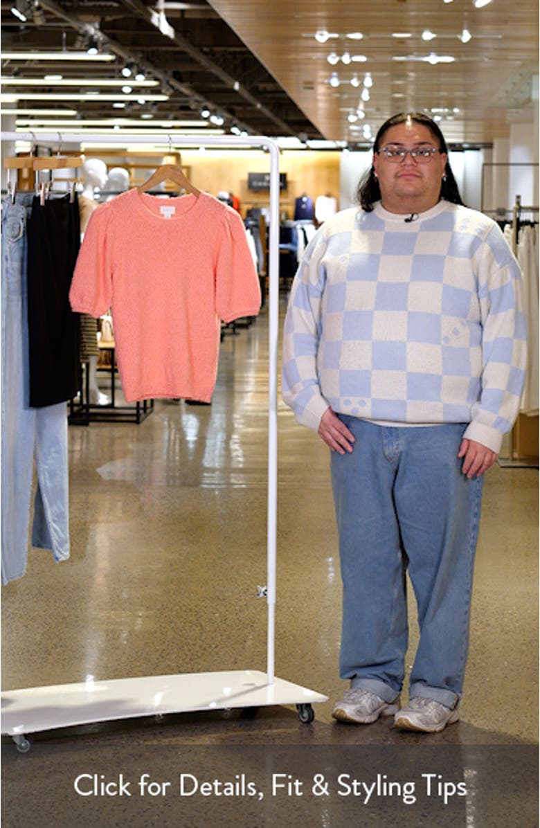 Novelty Short Sleeve Cotton Sweater, sales video thumbnail