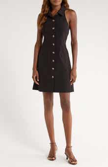 Halogen® Cutaway Sleeve Shirtdress