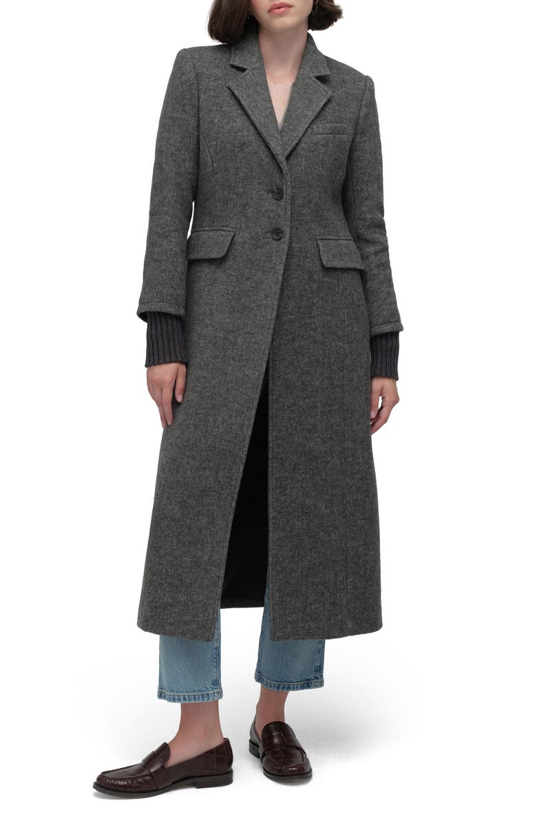 Favorite Daughter The City Coat, Main, color, Grey Twill