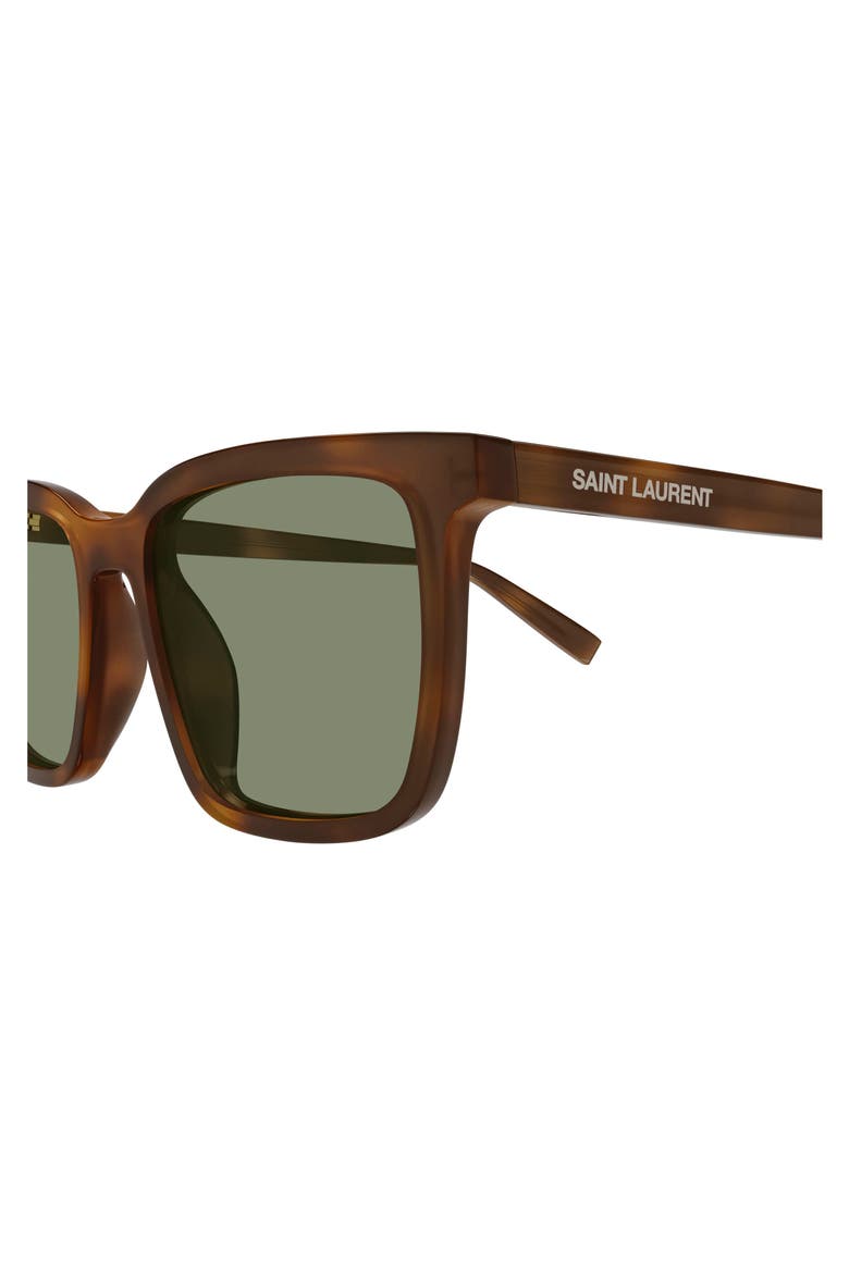 54mm Square Sunglasses, Alternate, color, HAVANA