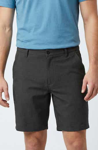 BURNSIDE Cotton & Linen Blend Chino Shorts