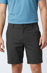 BURNSIDE Cotton & Linen Blend Chino Shorts