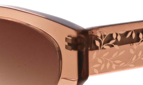 Oscar De La Renta 53mm Cat Eye Sunglasses In Blush