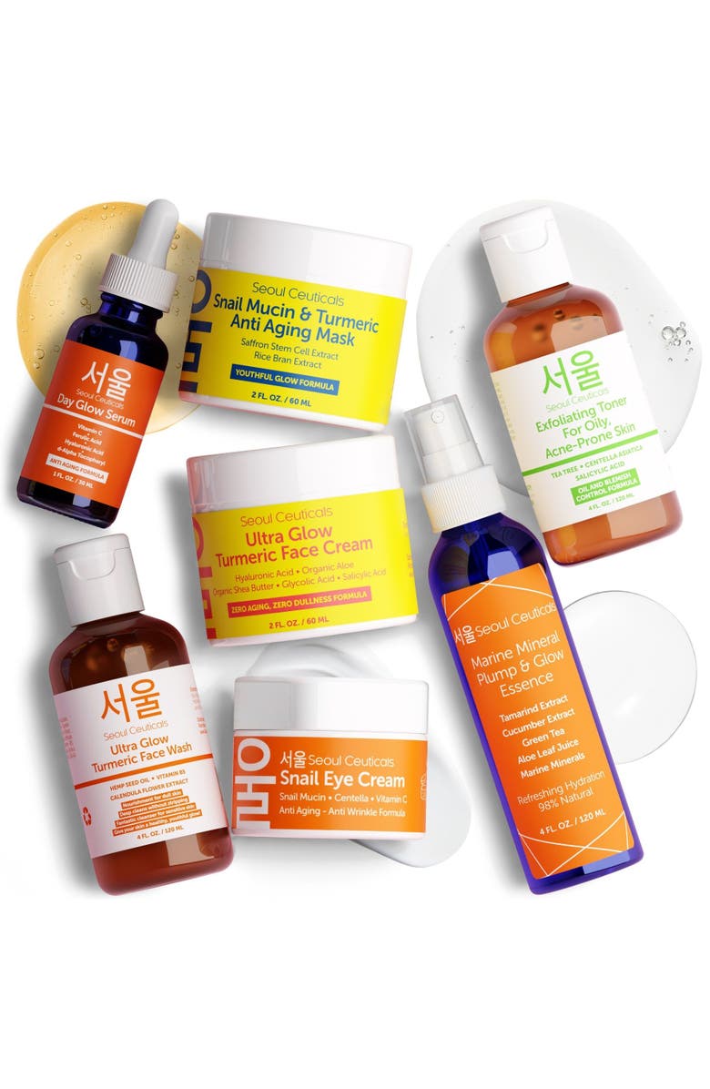 Seoul Ceuticals Ultimate 7 Step K Beauty Regimen for Glass Skin, Main, color, Clear