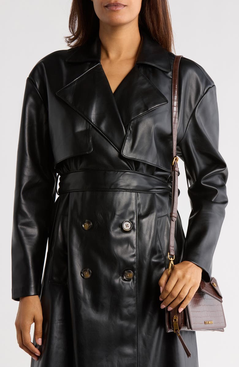 Steve Madden Siena Crossbody Bag, Alternate, color, Chocolate Croco