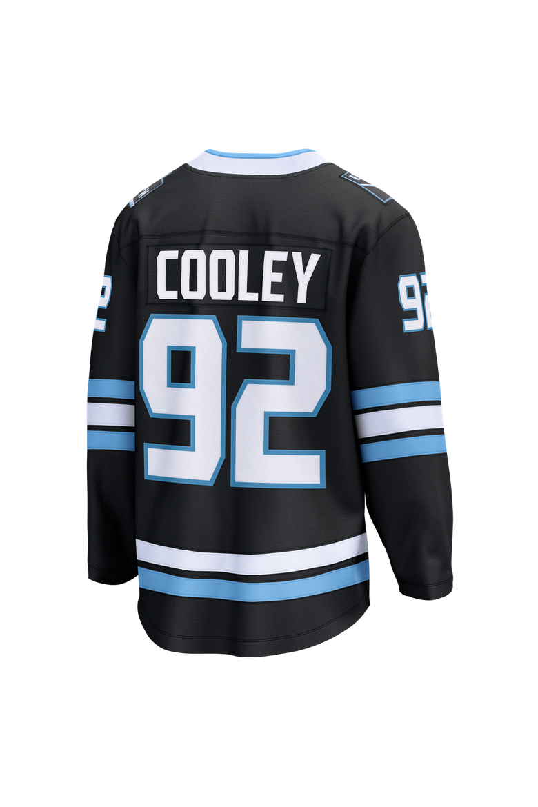 Men's Fanatics Logan Cooley Black Utah Mammoth Home Breakaway Jersey, Alternate, color, Black