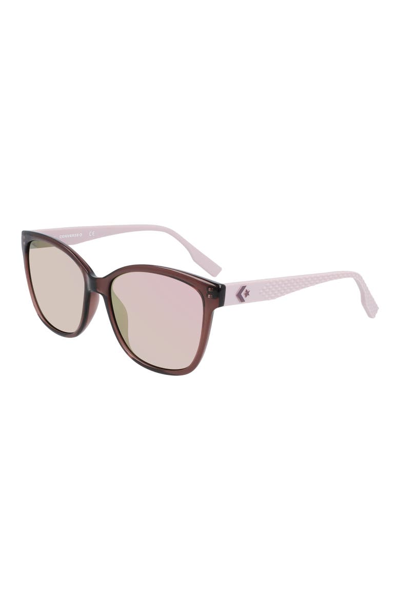 Force 56mm Sunglasses, Alternate, color, CRYSTAL VIOLET ORE
