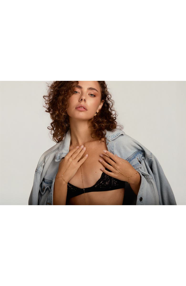 Set & Stones Serra Hand Chain, Alternate, color, Gold