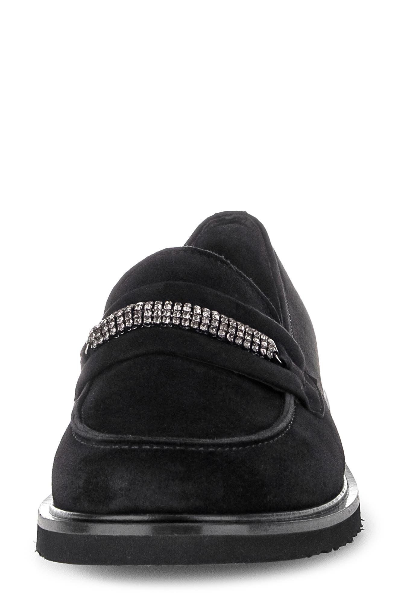 Gabor Gem Bit Loafer, Alternate, color, Black