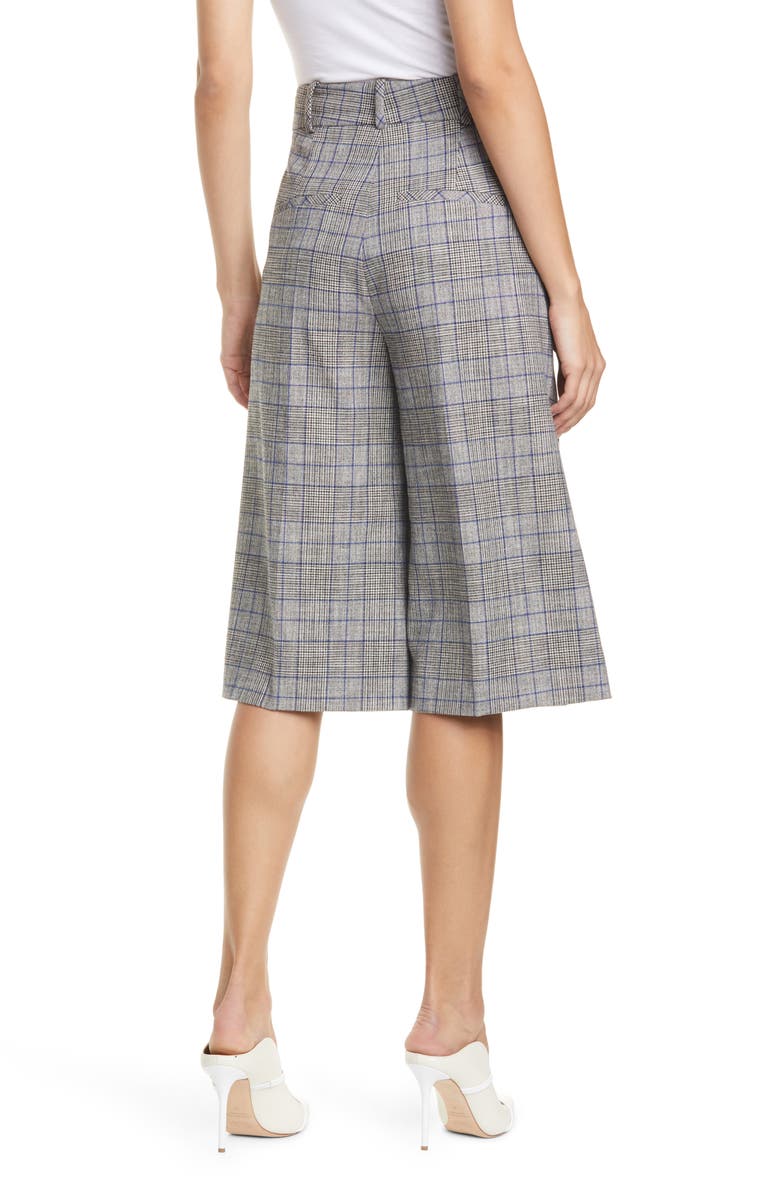 Veronica Beard Fernanda Plaid Culottes, Alternate, color, 