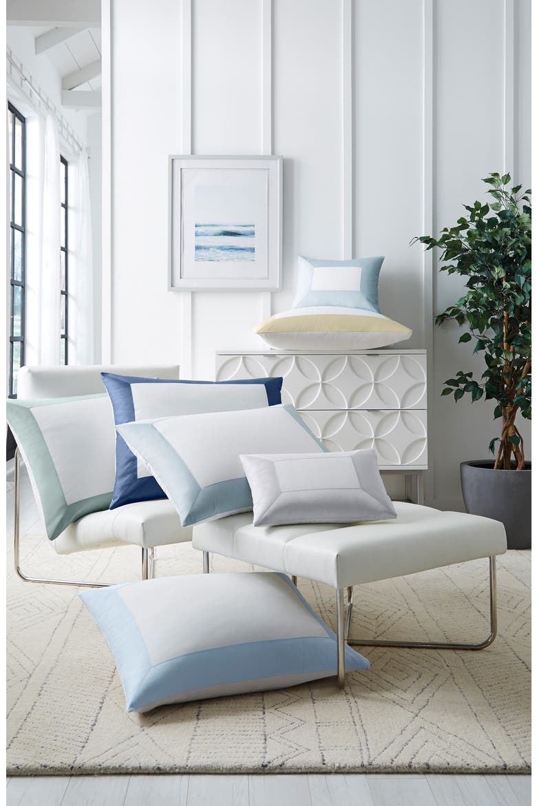 Casida Sham, Alternate, color, WHITE/ POOLSIDE
