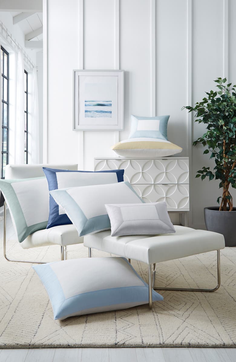 SFERRA Casida Sham, Alternate, color, White/ Poolside