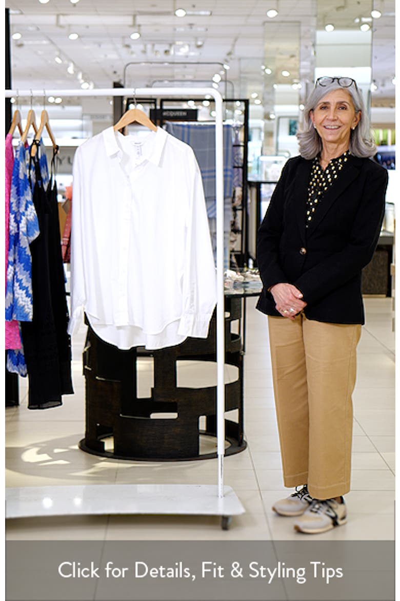Relaxed Fit Poplin Button-Up Shirt video