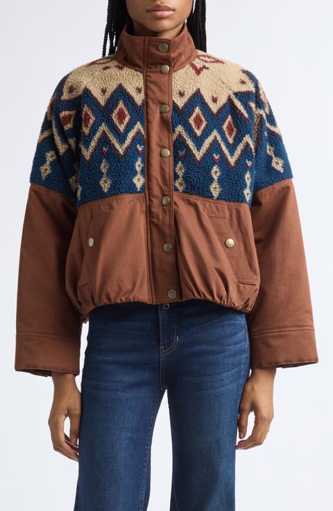 Knoll Mixed Media Fleece Jacket