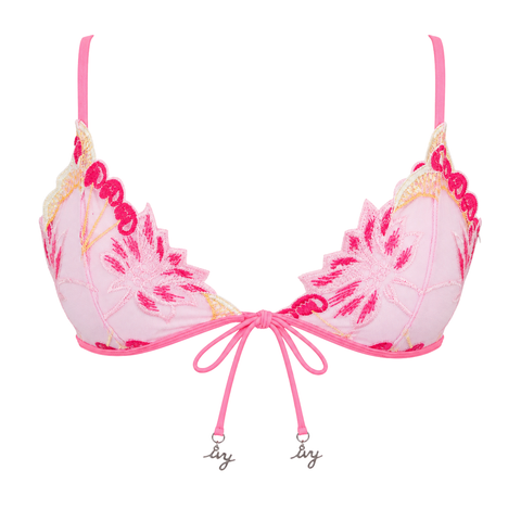 Aster Cherry Bikini Top