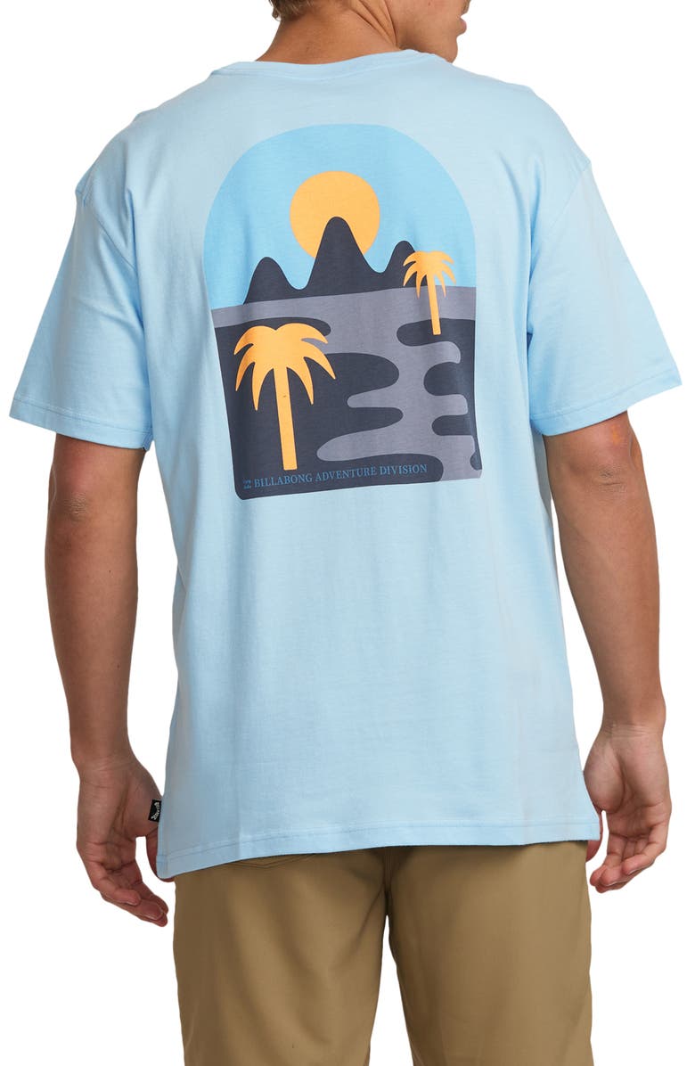 Billabong Adventure Division Sundown Organic Cotton Graphic T-Shirt, Alternate, color, 