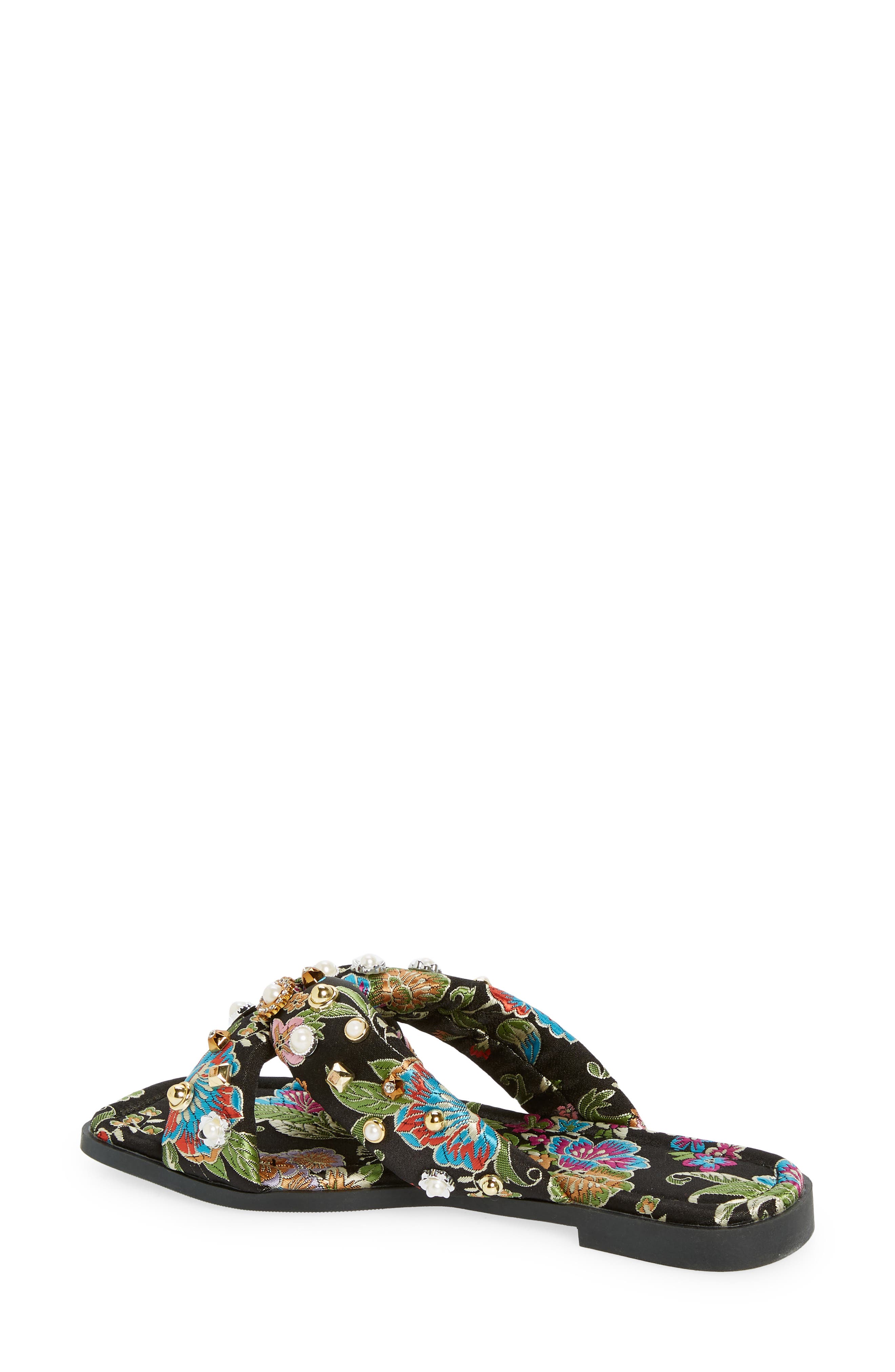 AZALEA WANG Ramsey Embellished Sandal, Alternate, color, 