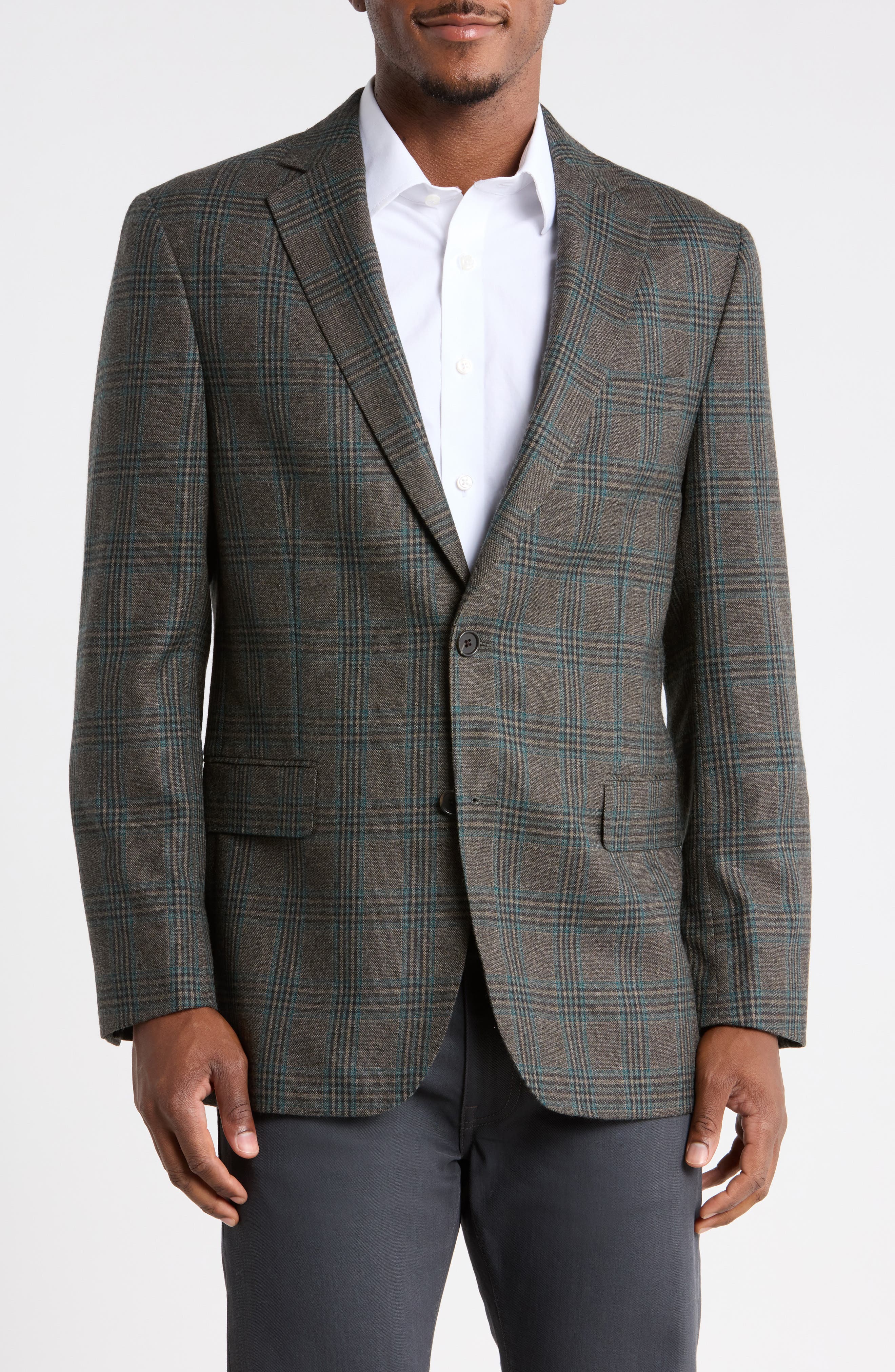 Check Wool Sport Coat