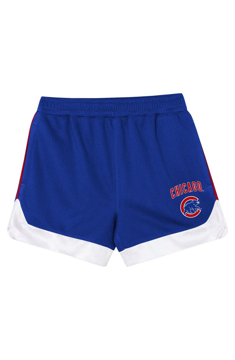 Outerstuff Preschool Outerstuff Royal Chicago Cubs Pinch Hitter Infielder T-Shirt & Shorts Set, Alternate, color, Royal