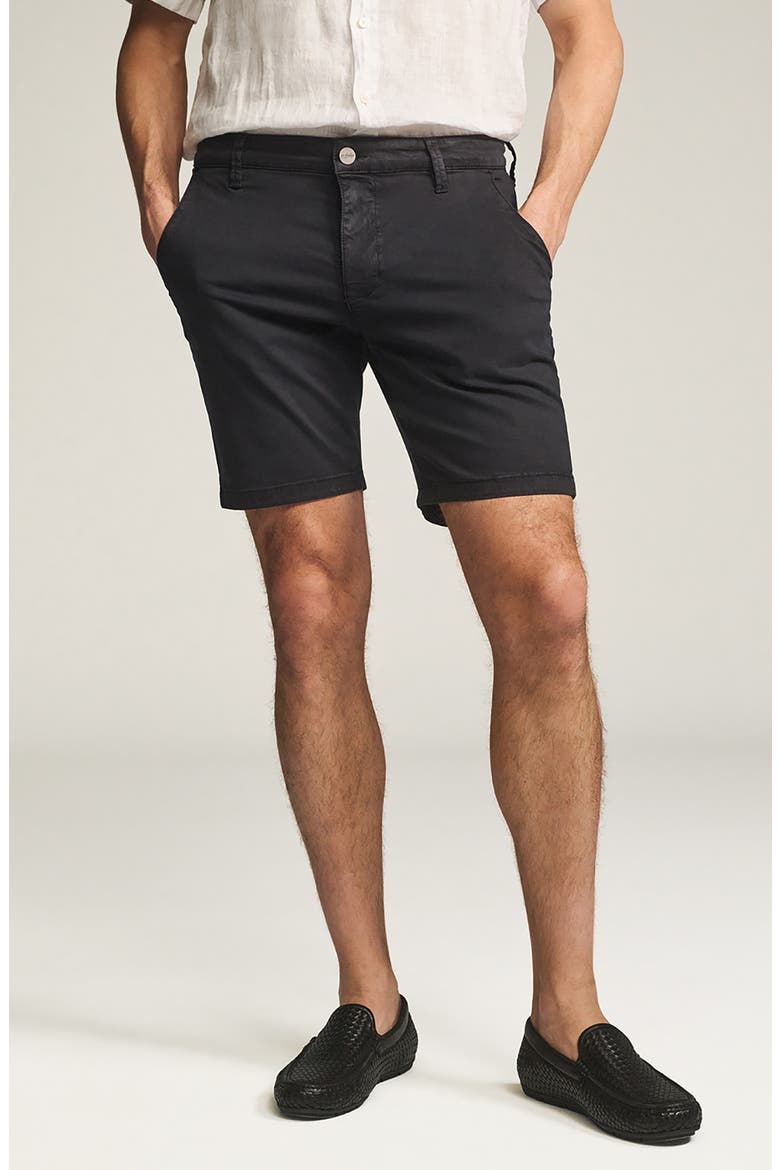 Arizona Slim Fit Flat Front Chino Shorts, Main, color, NAVY TWILL
